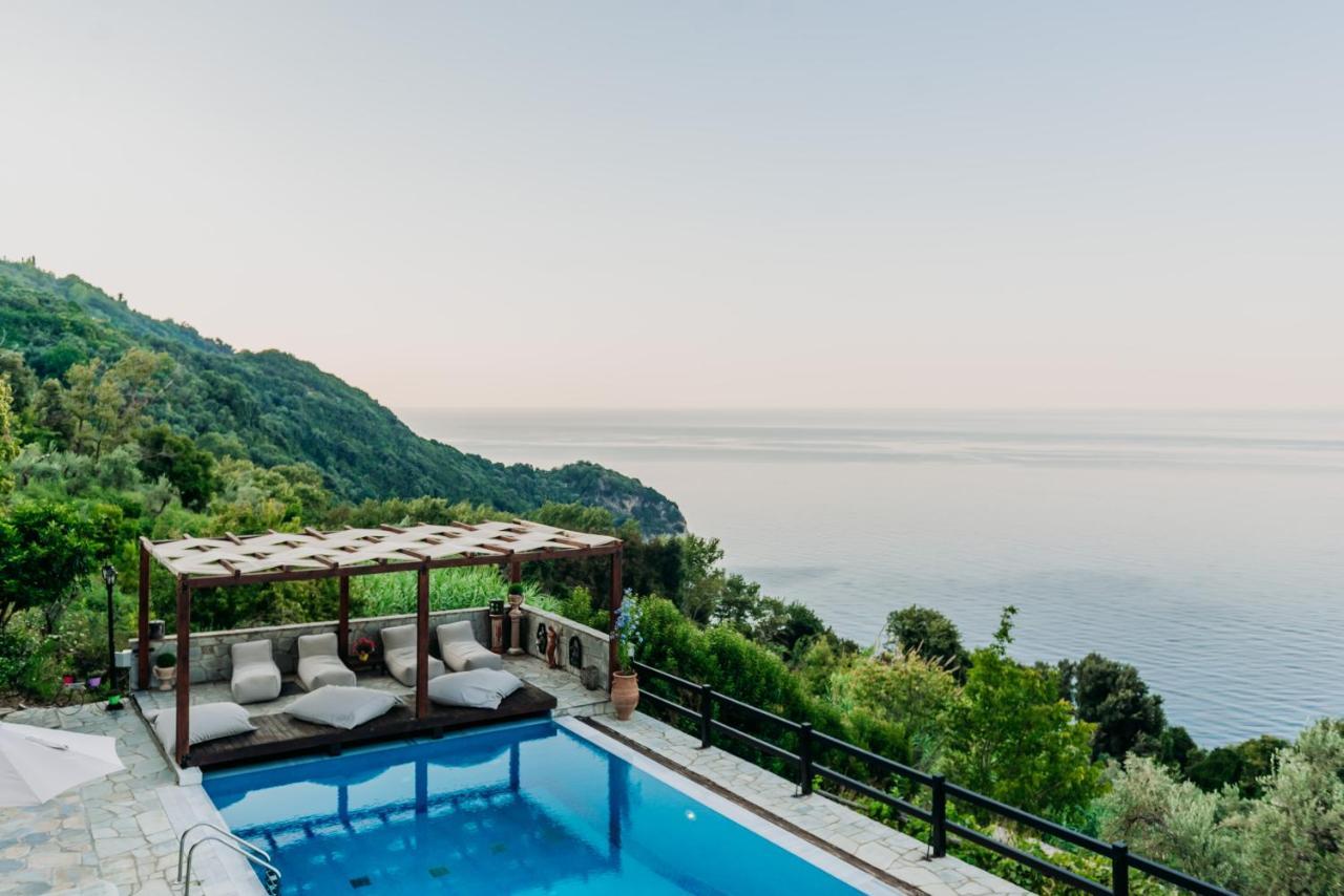 Elysian Luxury Villa Pelion Tsagarada Ngoại thất bức ảnh
